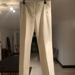 New with tags. Gorgeous bootcut off white pants